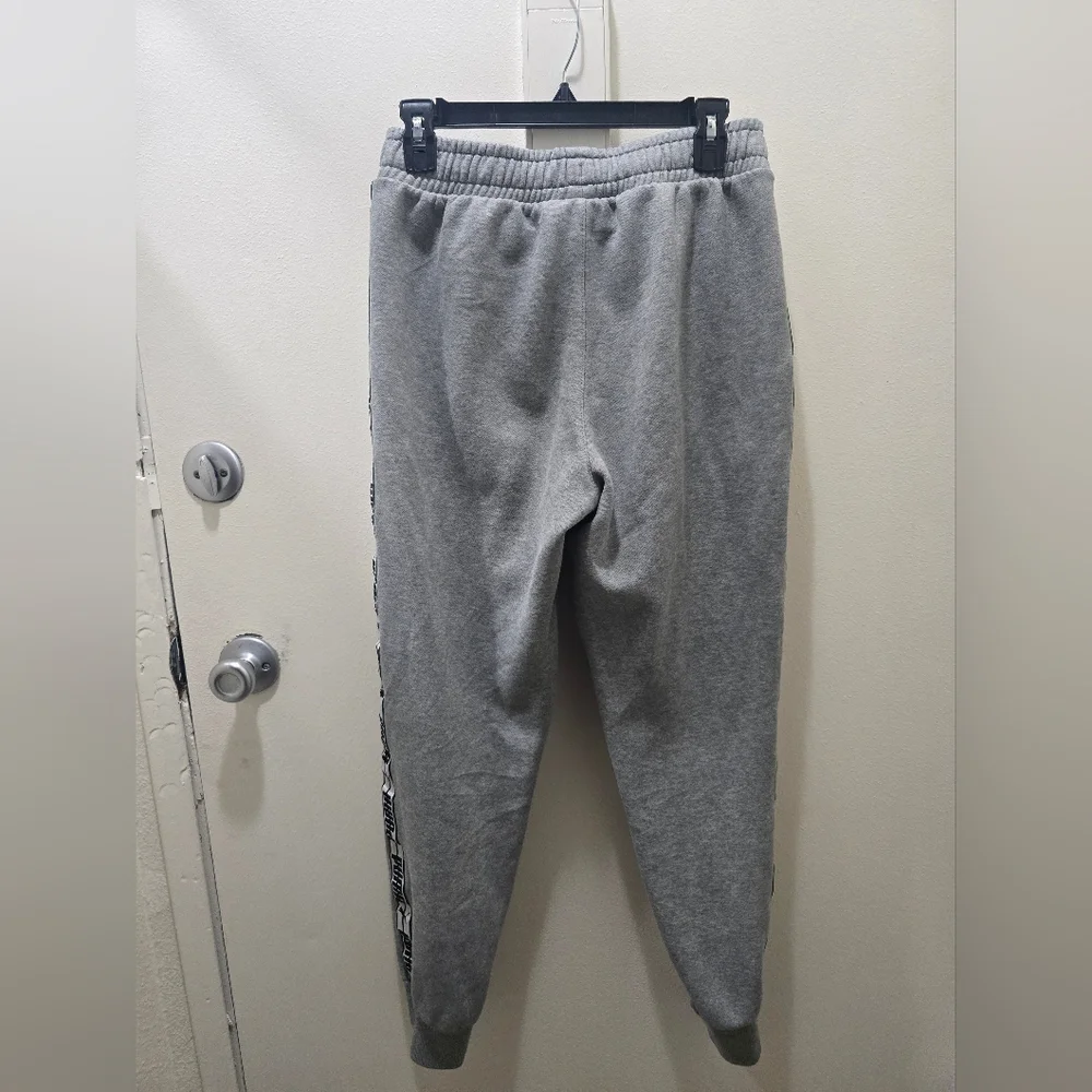 ​PUMA Gray Logo Tape Joggers